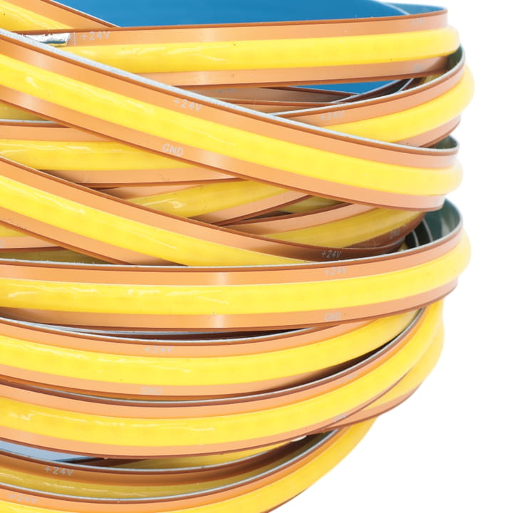 LED pásek COB 24V / 480LED / 12W / 3000K / IP20 / 8mm / PRO+ FREE-CUT